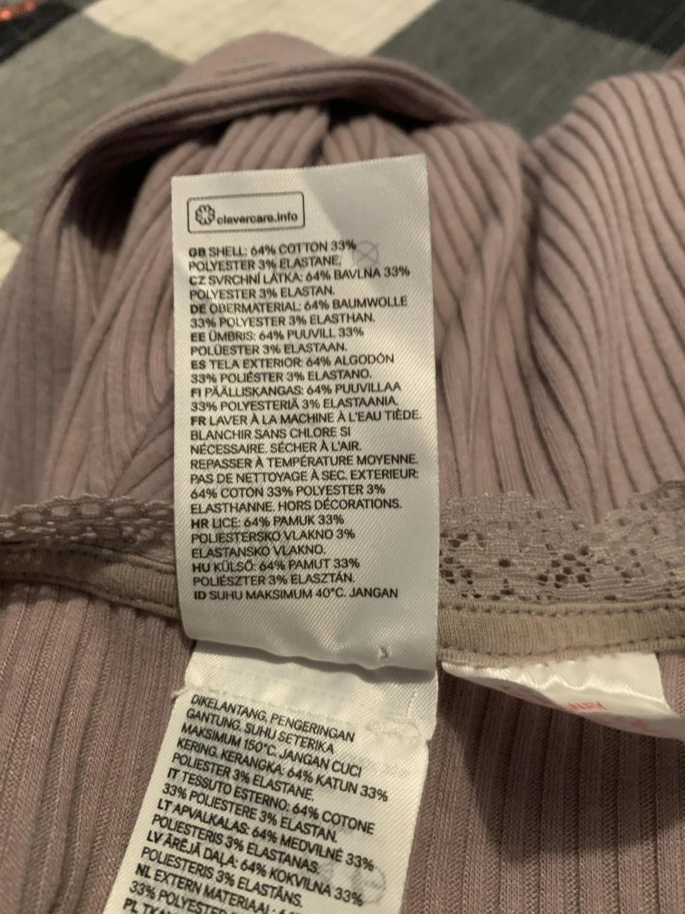Lila shirt van de H&M. Maat M. – photo 4
